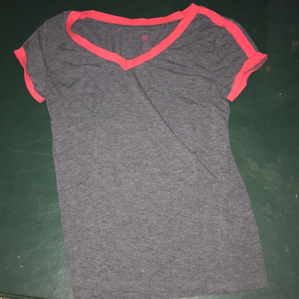 Grey and Red T shirt